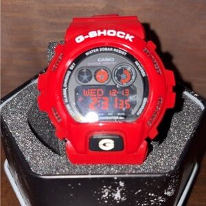 G-Shock Vibrant Red Digital Timepiece